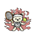日々くまさん3(テニス)（個別スタンプ：38）