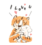 dooggyy happy tigerther！ 日語（個別スタンプ：3）