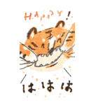 dooggyy happy tigerther！ 日語（個別スタンプ：10）