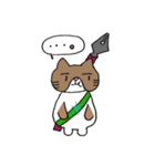 豊岡高校ねこスタンプ。（個別スタンプ：3）