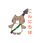 豊岡高校ねこスタンプ。（個別スタンプ：14）