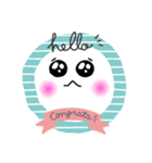 まぁるいお顔の白玉くん（個別スタンプ：25）