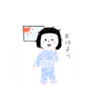 おかっぱの女の子(1)（個別スタンプ：2）