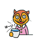 ネコとヨガと楽しさと。（個別スタンプ：10）