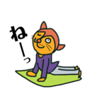 ネコとヨガと楽しさと。（個別スタンプ：16）