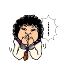 セーラー服とアフロ（個別スタンプ：10）