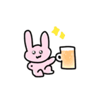 うさぎとねこの仲間たち（個別スタンプ：5）