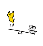 うさぎとねこの仲間たち（個別スタンプ：7）