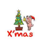 わん子 X’mas クリスマス（個別スタンプ：2）