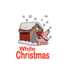 わん子 X’mas クリスマス（個別スタンプ：6）