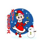 MFCのさとみちゃん Xmas＆年末年始（個別スタンプ：3）