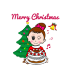 MFCのさとみちゃん Xmas＆年末年始（個別スタンプ：7）