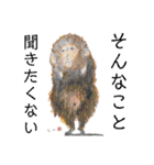 手描きイラスト 日常デカ文字 ネコ お花 猿（個別スタンプ：32）