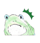 手描きイラスト 日常デカ文字 ネコ お花 猿（個別スタンプ：39）