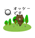 ゴルフ好きの為の☆BROWN ＆ FRIENDS☆2（個別スタンプ：19）