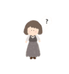 ぽやぽや女の子（個別スタンプ：3）