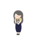 ぽやぽや女の子（個別スタンプ：13）