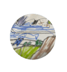 サンタさんと遊園地（個別スタンプ：5）