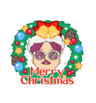 ヘンテコおじさんクリスマスバージョン2（個別スタンプ：6）