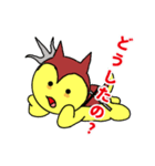 デカ文字 謎の生き物、 ももちゃん 2（個別スタンプ：22）