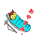 デカ文字 謎の生き物、 ももちゃん 2（個別スタンプ：25）