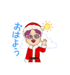 ヘンテコおじさんクリスマスバージョン（個別スタンプ：5）