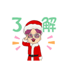 ヘンテコおじさんクリスマスバージョン（個別スタンプ：9）