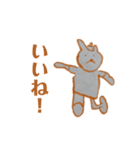 5歳児あゆみくんの落書きから産まれました（個別スタンプ：4）