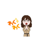 普段使える女の子スタンプ（個別スタンプ：12）