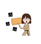 普段使える女の子スタンプ（個別スタンプ：15）