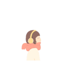 あっち向いてるスタンプ（個別スタンプ：14）