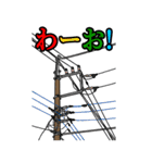 電柱スタンプ⑧-1（個別スタンプ：18）