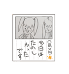 小1が書いたイラスト②（個別スタンプ：4）
