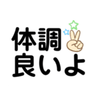 シニア向け★家族に使える大きな文字（個別スタンプ：21）