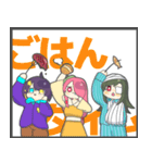 ゲーム好き3人組スタンプ（個別スタンプ：40）