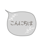 ✳︎くすみカラー大人女子スタンプ✳︎（個別スタンプ：3）