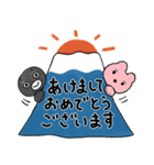 冬の日＆年末年始 ぬいぐるみのぺーとくー（個別スタンプ：14）