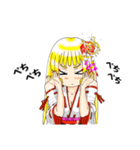 頑張る巫女お姉さん   21（個別スタンプ：1）