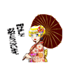 頑張る巫女お姉さん   21（個別スタンプ：6）