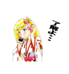 頑張る巫女お姉さん   21（個別スタンプ：16）