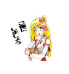 頑張る巫女お姉さん   21（個別スタンプ：20）