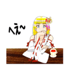 頑張る巫女お姉さん   21（個別スタンプ：27）