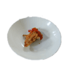 和食写真うどん焼き鳥唐揚げ定食キムチ卵焼（個別スタンプ：20）