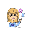 居そうな女子大集合（個別スタンプ：8）