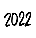 あけおめ へた字 -2022-（個別スタンプ：3）