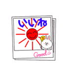 おひさんとおつきさん よく使うスタンプ（個別スタンプ：3）
