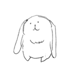 うさぎときどきはりねづみ（個別スタンプ：1）