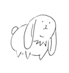 うさぎときどきはりねづみ（個別スタンプ：14）