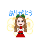 クリスマスゆみちゃん（個別スタンプ：2）