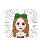 クリスマスゆみちゃん（個別スタンプ：12）